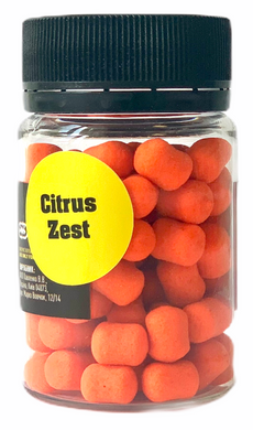 Плавающие Бойлы Fluoro Wafters, Citrus Zest [Цитрусовые], 8*10mm, 20гр