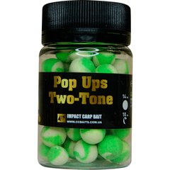 Бойлы Плавающие Two-Tone Pop Ups, Garlic & Almond [Чеснок & Миндаль], 10, 20гр