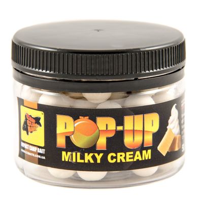 Бойли Плаваючі Pop-Ups Milky Cream [Молочний Крем], 10, 35, White/Білий
