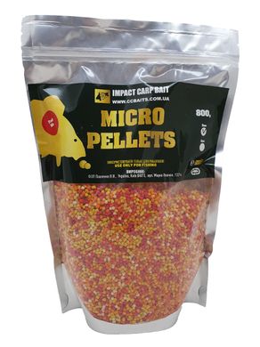 Пеллетс Micro Pellets - Fruit Mix [Фруктовий Мікс], 3 мм., 1000