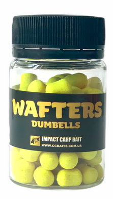 Плаваючі Бойли Fluoro Wafters, Pineapple & N-Butyric Acid [Ананас & Масляна Кислота], 8*10mm, 20гр