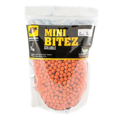 Пылящие Бойлы Mini Bitez Pear Tart, 10мм, 1кг, 10, 1000