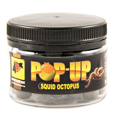 Бойлы Плавающие Pop-Ups Squid Octopus [Кальмар & Осьминог], 10, 35, Black/Черный