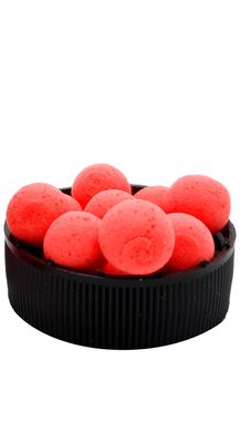 Бойли Плаваючі Fluoro Pop-Ups, Strawberry [Полуниця], 10, 15 штук
