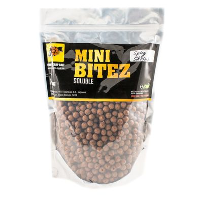Пылящие Бойлы Mini Bitez Spicy Shrimp [Креветка & Специи], 10, 1000
