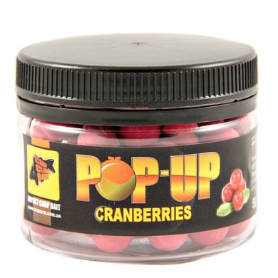 Бойли Плаваючі Pop-Ups Cranberry [Журавлина], 10, 35, Bordo/Бордовый