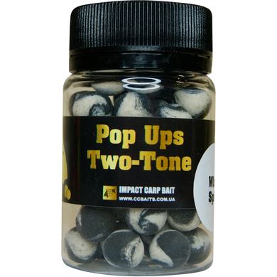 Бойлы Плавающие Two-Tone Pop Ups, White Spice [Белые Специи], 10, 20гр