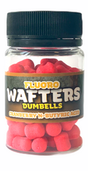 Плавающие Бойлы Fluoro Wafters, Cranberry N-Butyric Acid [Клюква & Масляная Кислота], 8*10mm, 25гр