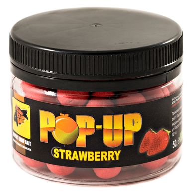 Бойлы Плавающие Pop-Ups Strawberry [Клубника], 10, 35, Red/Красный