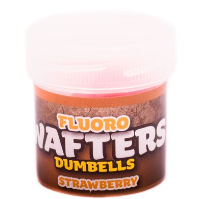 Плаваючі Бойли Fluoro Wafters, Strawberry [Полуниця], 15 штук