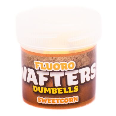 Плаваючі Бойли Fluoro Wafters, Sweetcorn [Солодка Кукурудза], 15 штук
