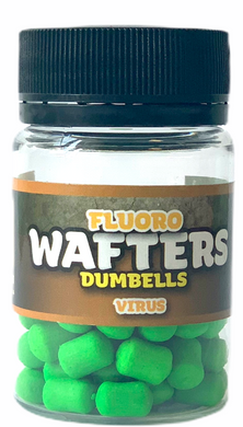 Плаваючі Бойли Fluoro Wafters, Virus [Риба], 8*10mm, 20гр