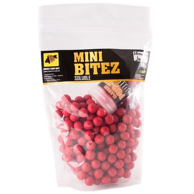Пылящие Бойлы Mini Bitez Strawberry Jam [Клубника & Джем], 10, 200